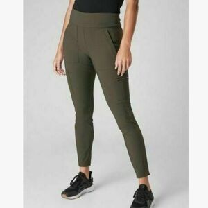 Athleta Headlands Hybrid Cargo Pants Tights Olive Green Women's 8